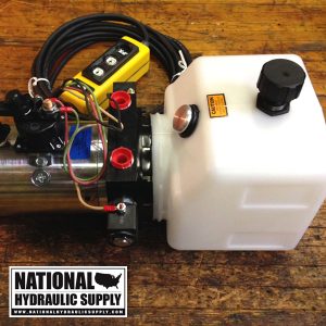 SPX Stone/Fenner Double-Acting Hydraulic Power Unit w/ 1-Gal. Plastic ...